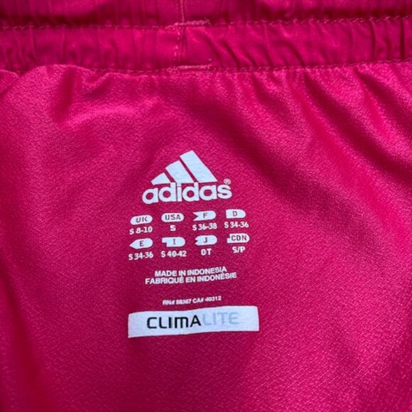 Adidas Pink, white and neon yellow running shorts Size S - Picture 3 of 8